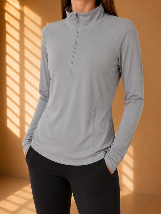 Champion Tops - Champion Vapor PowerTrain 1/4 Zip Performance Pullover (Women's M)